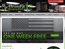 Tablet Screenshot of crossfit375.com